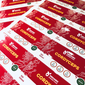 CORDYCEPS – Glossy Laminated Paper Sticker